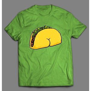 Taco Butt Funny Cartoon Shirt